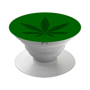 Weed, Phone Holders Stand  White Hand-held Mobile Phone Holder