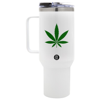 Weed, Mega Tumbler με καπάκι, διπλού τοιχώματος (θερμό) 1,2L