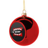 Christmas tree ball Red 8cm