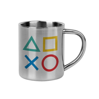 Gaming Symbols, Mug Stainless steel double wall 300ml
