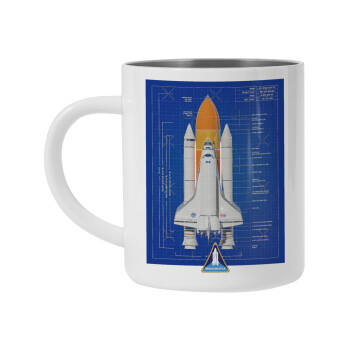 Nasa Space Shuttle, Mug Stainless steel double wall 450ml