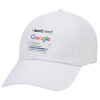 Adult Baseball Cap White 5-panel (POLYESTER, ADULT, UNISEX, ONE SIZE)