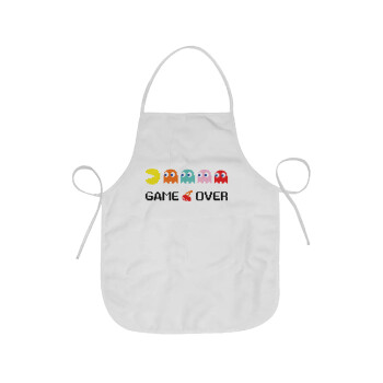 GAME OVER pac-man, Chef Apron Short Full Length Adult (63x75cm)
