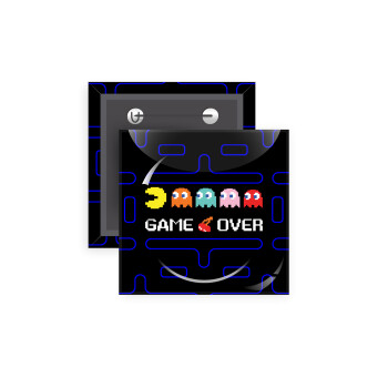 GAME OVER pac-man, Κονκάρδα παραμάνα τετράγωνη 5x5cm