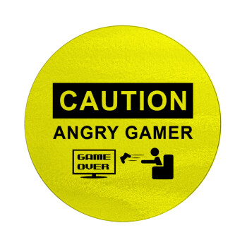 Caution, angry gamer!, Επιφάνεια κοπής γυάλινη στρογγυλή (30cm)