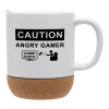 Ceramic coffee mug Cork (MAT), 330ml (1pcs)