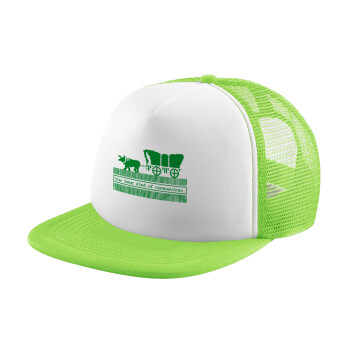 Oregon Trail, cov... edition, Child's Soft Trucker Hat with Green/White Mesh (POLYESTER, CHILDREN'S, ONE SIZE)