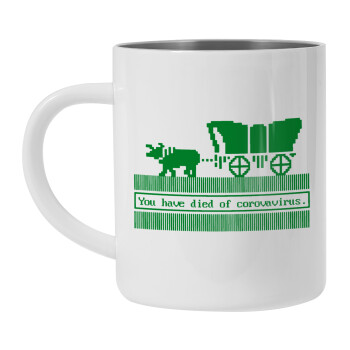 Oregon Trail, cov... edition, Mug Stainless steel double wall 450ml