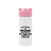 Pink stainless steel thermal flask, 320ml