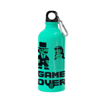 8bit Game Over Couple Wedding, Water bottle 600ml