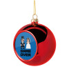 Christmas tree ball Red 8cm