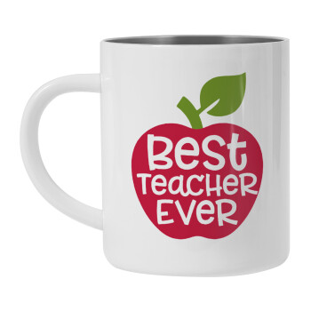 best teacher ever, apple!, Mug Stainless steel double wall 450ml