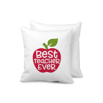 best teacher ever, apple!, Sofa cushion 40x40cm includes filling