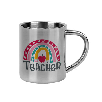 Rainbow teacher, Mug Stainless steel double wall 300ml