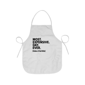 Most expensive day ever, Chef Apron Short Full Length Adult (63x75cm)