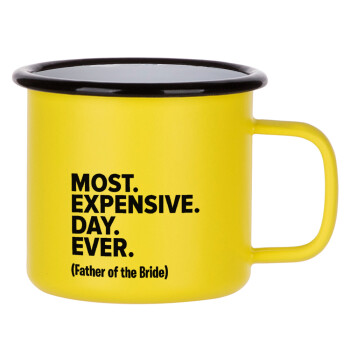 Most expensive day ever, Metallic enamel MATT Yellow cup 360ml