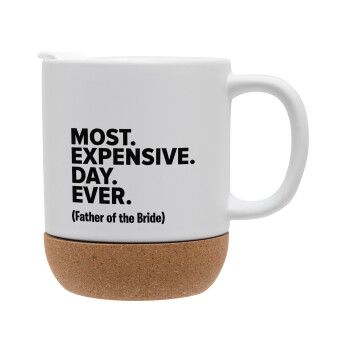 Most expensive day ever, Ceramic coffee mug Cork (MAT), 330ml (1pcs)