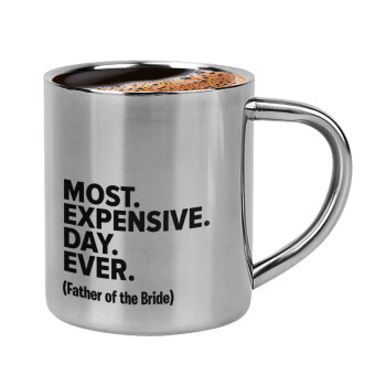 Most expensive day ever, Double-wall metal cup for espresso (220ml)