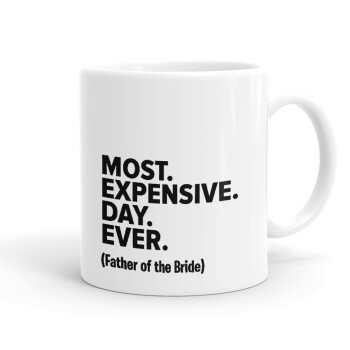 Most expensive day ever, Ceramic coffee mug, 330ml