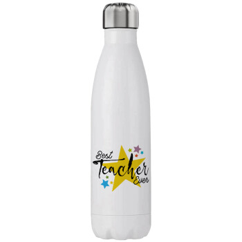 Teacher super star!!!, Stainless steel, double-walled, 750ml