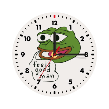 Pepe the frog, Ρολόι τοίχου ξύλινο (20cm)