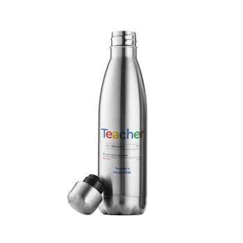 Searching for Best Teacher..., Inox (Stainless steel) double-walled metal mug, 500ml