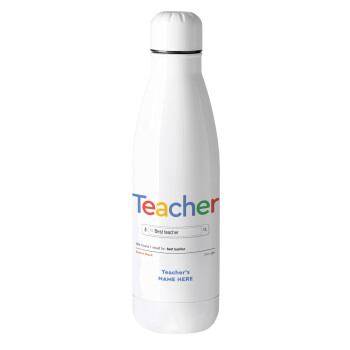 Searching for Best Teacher..., Metal mug thermos (Stainless steel), 500ml