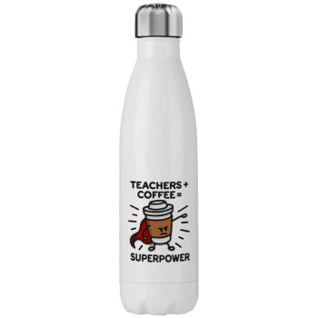 Teacher Coffee Super Power, Stainless steel, double-walled, 750ml