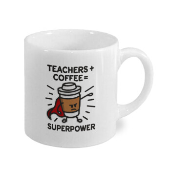 Teacher Coffee Super Power, Κουπάκι κεραμικό, για espresso 150ml