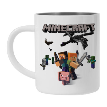 Minecraft Alex, Mug Stainless steel double wall 450ml