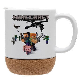 Minecraft Alex, Ceramic coffee mug Cork (MAT), 330ml (1pcs)