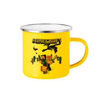 Minecraft Alex, Yellow Enamel Metallic Cup 360ml