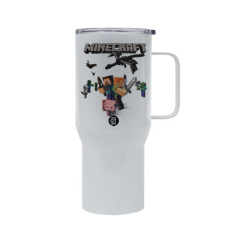 Minecraft Alex, Mega Stainless steel Tumbler with lid, double wall 750L