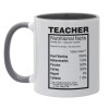 Mug colored grey, ceramic, 330ml