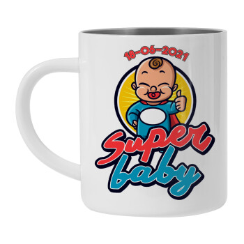 Super baby., Mug Stainless steel double wall 300ml