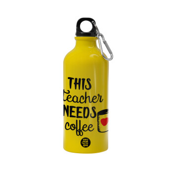 Τhis teacher needs coffee, Water bottle 600ml