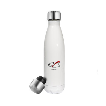 Flying DOG, Metal mug thermos White (Stainless steel), double wall, 500ml