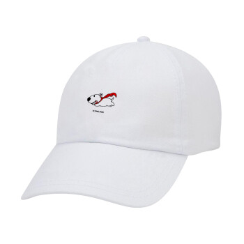Flying DOG, Καπέλο Ενηλίκων Baseball Λευκό 5-φύλλο (POLYESTER, ΕΝΗΛΙΚΩΝ, UNISEX, ONE SIZE)