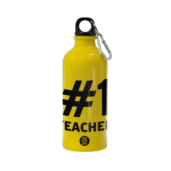 #1 teacher, Water bottle 600ml