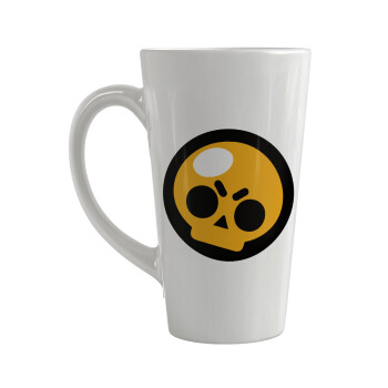 Brawl Stars Skull, Κούπα κωνική Latte Μεγάλη, κεραμική, 450ml