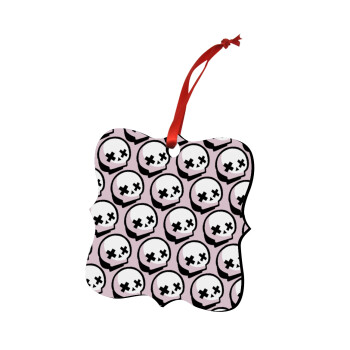 Stars Brawl Showdown Skull , Christmas ornament polygon wooden 7.5cm