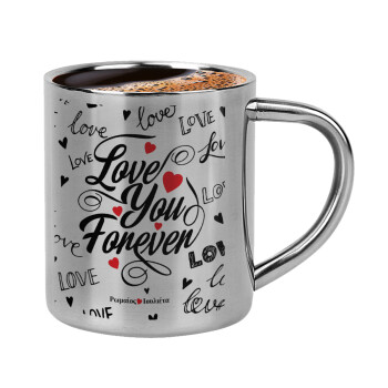 Love You Forever, Double-wall metal cup for espresso (220ml)