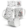 Ceramic coffee mug, 330ml (1pcs)