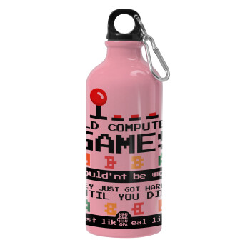 OLD computer games couldn't be won just like real life!, Water bottle 600ml