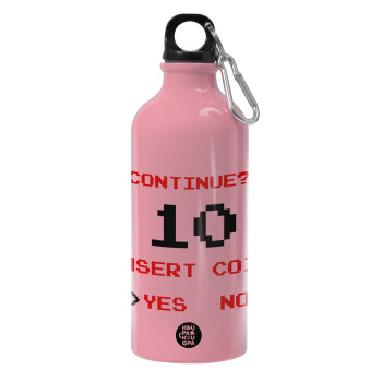 Continue? YES - NO, Water bottle 600ml