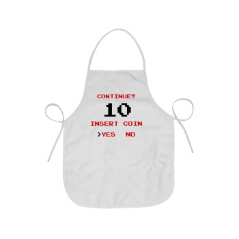 Continue? YES - NO, Chef Apron Short Full Length Adult (63x75cm)