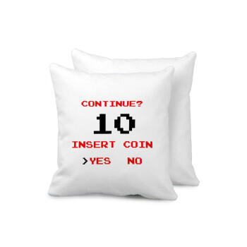 Continue? YES - NO, Sofa cushion 40x40cm includes filling