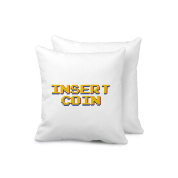 Insert coin!!!, Sofa cushion 40x40cm includes filling