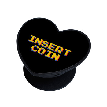 Insert coin!!!, Phone Holders Stand  καρδιά Μαύρο Βάση Στήριξης Κινητού στο Χέρι