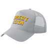 Trucker Hat with Mesh, GREY, (COTTON, KIDS, UNISEX, ONE SIZE)